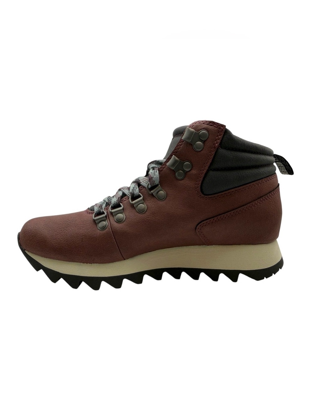Merrell Leather Hiking Boots Women’s 8 Burgundy LaceUp Ankle Outdoor J003772 New - Picture 2 of 8